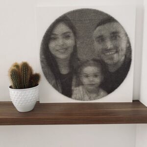 COUPLE THREAD ART